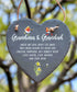 Grandma & Grandad Slate Heart